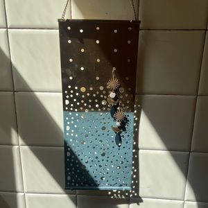 Anthropologie metal hanging jewelry holder
